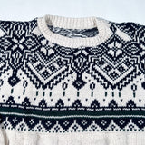 Vintage 90's Nordic Snowflake Knit Sweater