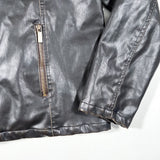Vintage Y2K Arizona Faux Leather Moto Jacket