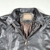 Vintage Y2K Arizona Faux Leather Moto Jacket