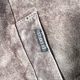 Vintage 80's Studio 33 Shearling Lined Suede Bomber Jacket