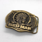Vintage 1988 Red Man Tobacco Belt Buckle