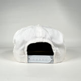 Vintage 80's Cricket Delivery Truck Graphic White Snapback Hat