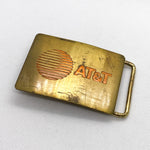 Vintage 80's AT&T Brass Belt Buckle