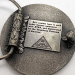 Vintage 80's Bell System Telephone Pioneers of America Belt Buckle