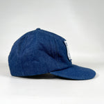 Vintage 1980s Zeiss West Germany Denim Snapback Hat