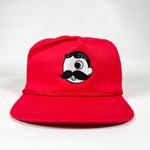 Vintage 80's Natty Boh Mr. Boh Red Rope Snapback Hat