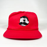 Vintage 80's Natty Boh Mr. Boh Red Rope Snapback Hat