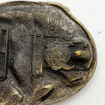 Vintage 1986 Linesman by The Great American Buckle Co Belt Buckle