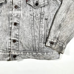 Vintage 90's Levi's Acid Wash Gray Trucker Jacket