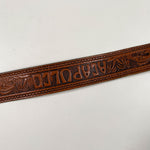 Vintage 80's Acapulco Tooled Leather Belt