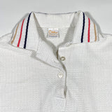 Vintage 60's Catalina Waffle Striped Polo Shirt