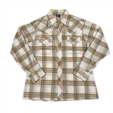 Vintage 80's Sears Plaid Western Button Up Shirt