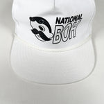 Vintage 80's National Boh Mr. Boh Beer White Rope Snapback Hat