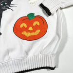 Vintage 80's Halloween Boo! Cat Crewneck Sweatshirt