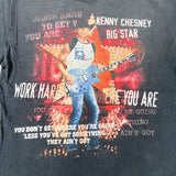 Vintage Y2K Kenny Chesney Big Star Double-Sided T-Shirt