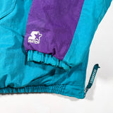 Vintage 90’s Charlotte Hornets Starter Colorblock Pullover Jacket