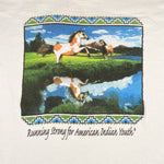 Vintage 90's Running Strong for American Indian Youth Horse T-Shirt