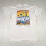 Vintage 1992 A Delicate Balance Dolphins Humanitees T-Shirt