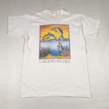 Vintage 1992 A Delicate Balance Dolphins Humanitees T-Shirt