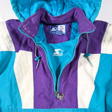 Vintage 90’s Charlotte Hornets Starter Colorblock Pullover Jacket
