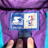 Vintage 90’s Charlotte Hornets Starter Colorblock Pullover Jacket