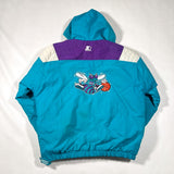 Vintage 90’s Charlotte Hornets Starter Colorblock Pullover Jacket