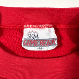 Vintage 90's SKM Game Ready Blank Red Crewneck Sweatshirt