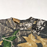 Vintage 90’s Jerzees Outdoors Camo All-Over Print Tee Pocket T-Shirt