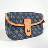 Vintage Y2K Dooney & Bourke DB Denim Wristlet Wallet