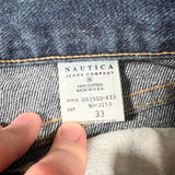 Vintage 90’s Nautica Jeans Company Baggy Denim Shorts