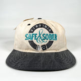 Vintage 90's Virginia Safe & Sober DUI Awareness Snapback Hat