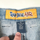 Vintage 90's Raw Blue A.B.R. Baggy Hip Hop Denim Shorts