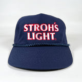 Vintage 80's Stroh’s Light Beer Snapback Hat