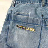 Vintage 90's Raw Blue A.B.R. Baggy Hip Hop Denim Shorts