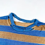 Vintage 80's Brittania Striped Distressed T-Shirt