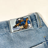 Vintage 90's Raw Blue A.B.R. Baggy Hip Hop Denim Shorts