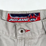 Vintage Y2K JNCO Tribal Khaki Cargo Baggy Shorts