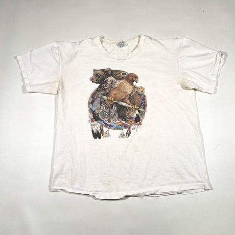 Vintage 90's Native American Animals T-Shirt