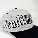 Vintage 90's Bandit Lures Raccoon Embroidered Fishing Snapback Hat