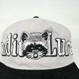 Vintage 90's Bandit Lures Raccoon Embroidered Fishing Snapback Hat