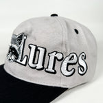 Vintage 90's Bandit Lures Raccoon Embroidered Fishing Snapback Hat