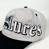 Vintage 90's Bandit Lures Raccoon Embroidered Fishing Snapback Hat
