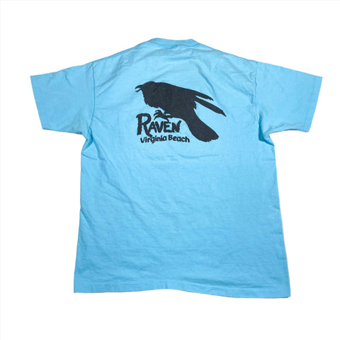 Vintage 90's The Raven Virginia Beach Pocket T-Shirt