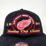 Vintage 1997 Detroit Red Wings Stanley Cup Champions CCM Snapback Hat