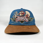 Vintage 2004 Harley-Davidson Looney Tunes Denim & Suede Hat