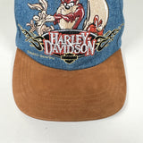 Vintage 2004 Harley-Davidson Looney Tunes Denim & Suede Hat