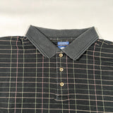 Vintage 90’s Pebble Beach Windowpane Plaid Polo Shirt