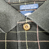 Vintage 90’s Pebble Beach Windowpane Plaid Polo Shirt