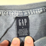 Vintage 90’s GAP Faded Blue Pigment Dyed Blank T-Shirt