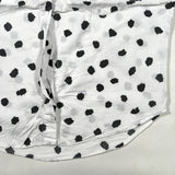 Vintage 80’s At Last! Black & White Polka Dot Button-Up Shirt